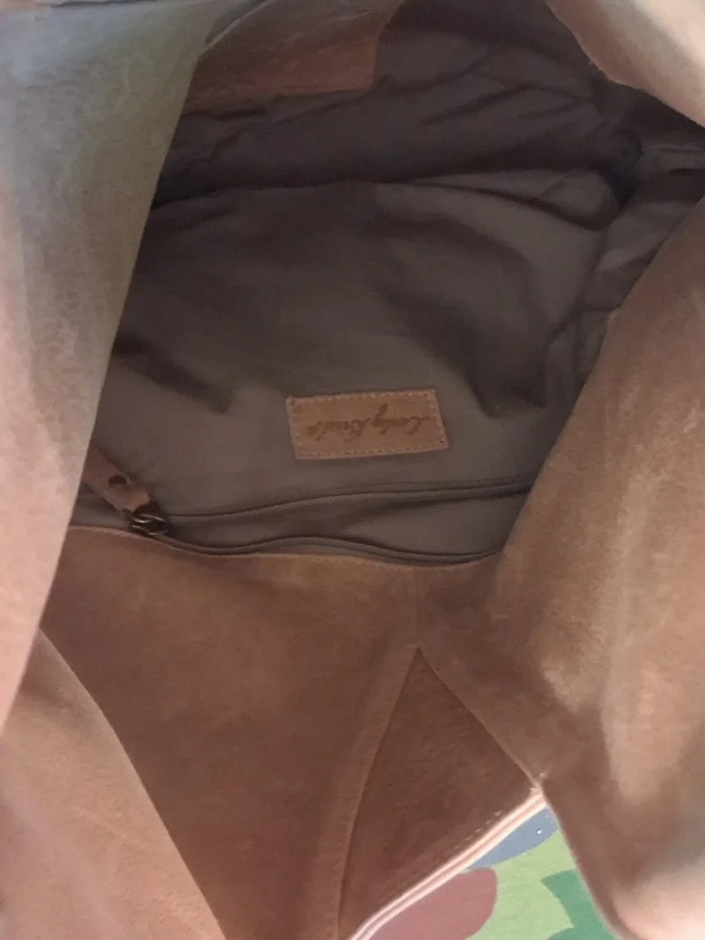 Lady Bird Charley leather hobo